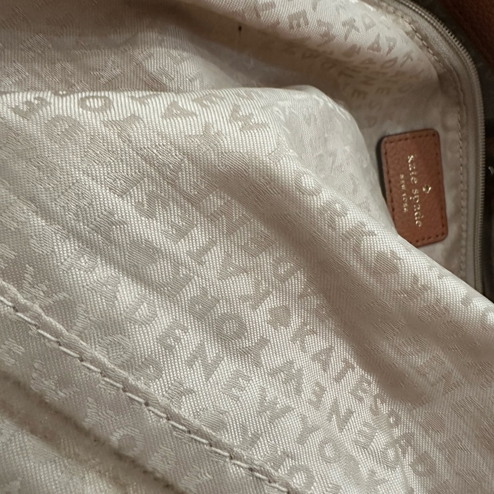Kate Spade Tan Leather Satchel purse - Picture 11 of 16